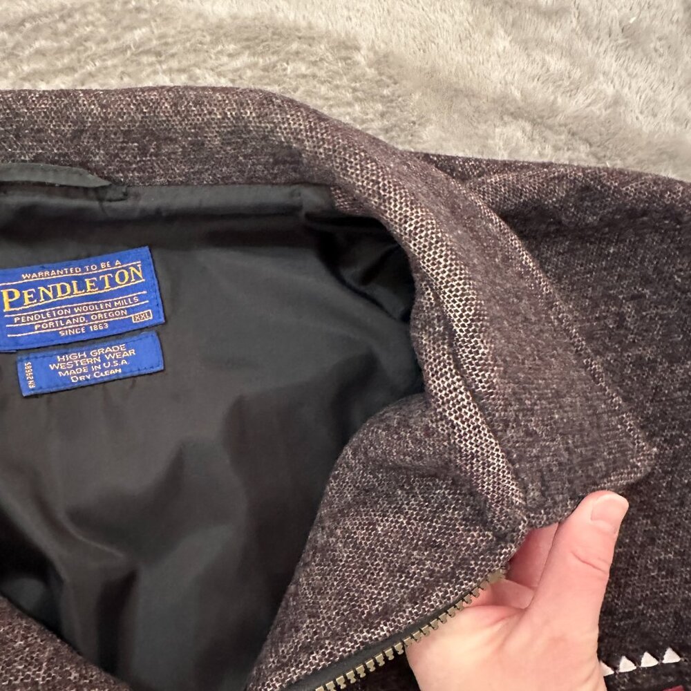 Vintage Pendleton Wool Jacket Coat Thunderbird Az… - image 4